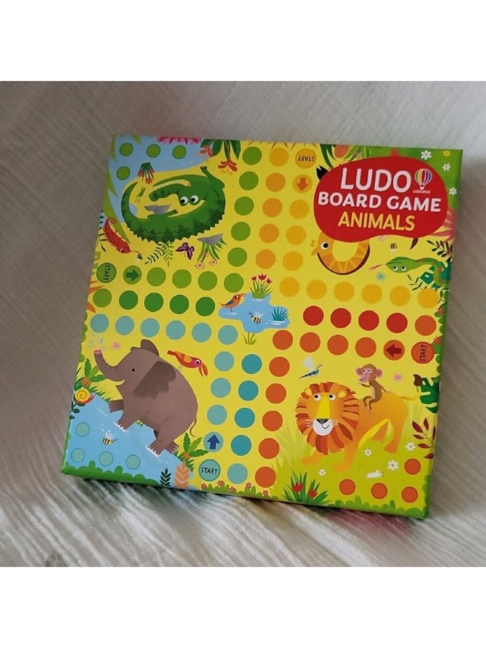 Usborne Animal Ludo Board Game